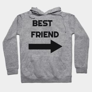 Best Friends with Arrow (left side) Hoodie